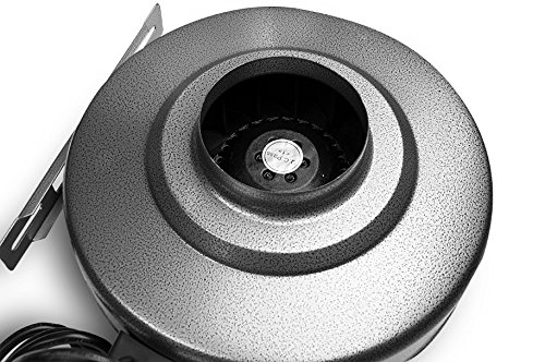 iPower 10 Inch 862 CFM Inline Duct Ventilation Fan HVAC Exhaust Blower for Grow Tent, Grounded Power Cord - Image 4