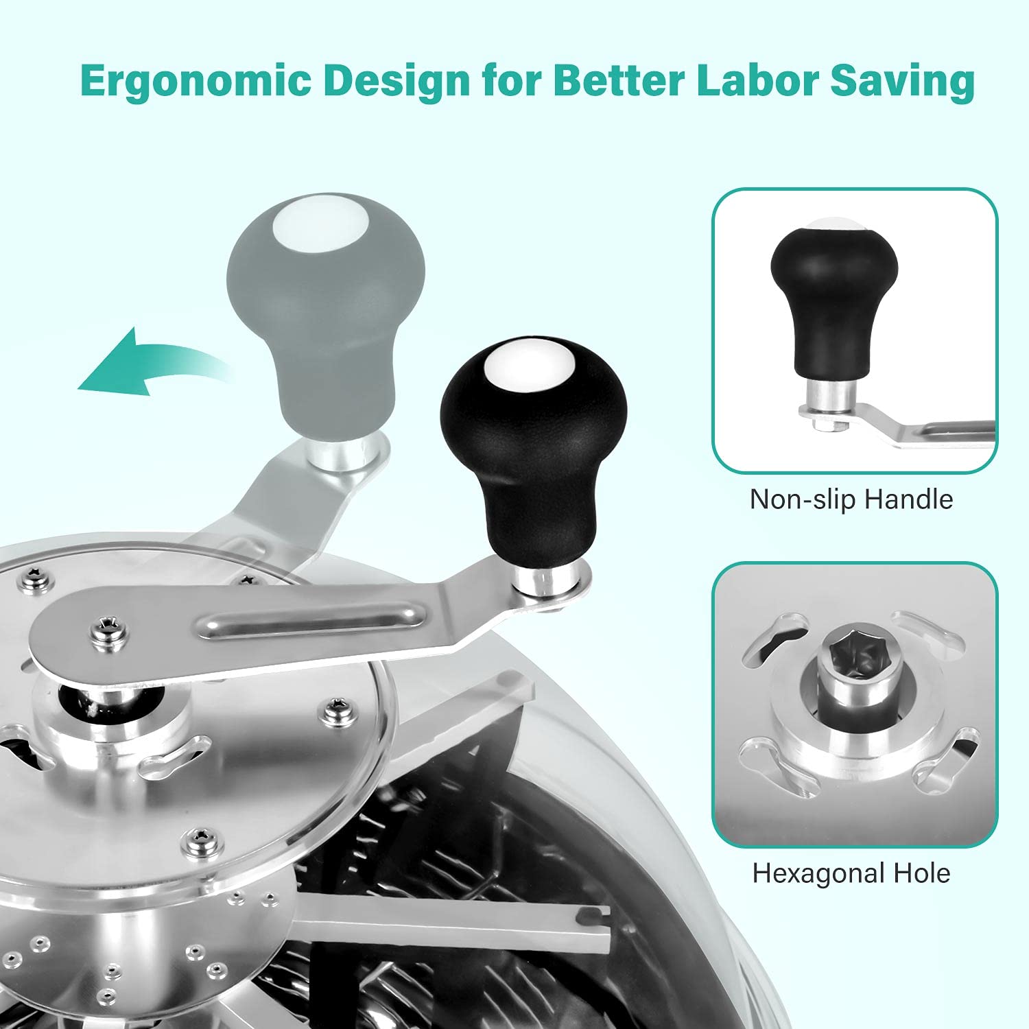 iPower 16-Inch Bud Leaf Bowl Trimmer Twisted Spin Cut for Plant and Flower, Upgraded Gears, Combo with 2ft 6 Layers Hanging Herb Drying Rack Net, Zippered, 16' 6L, 6.5” Gardening Hand Pruner, Yellow - Image 5