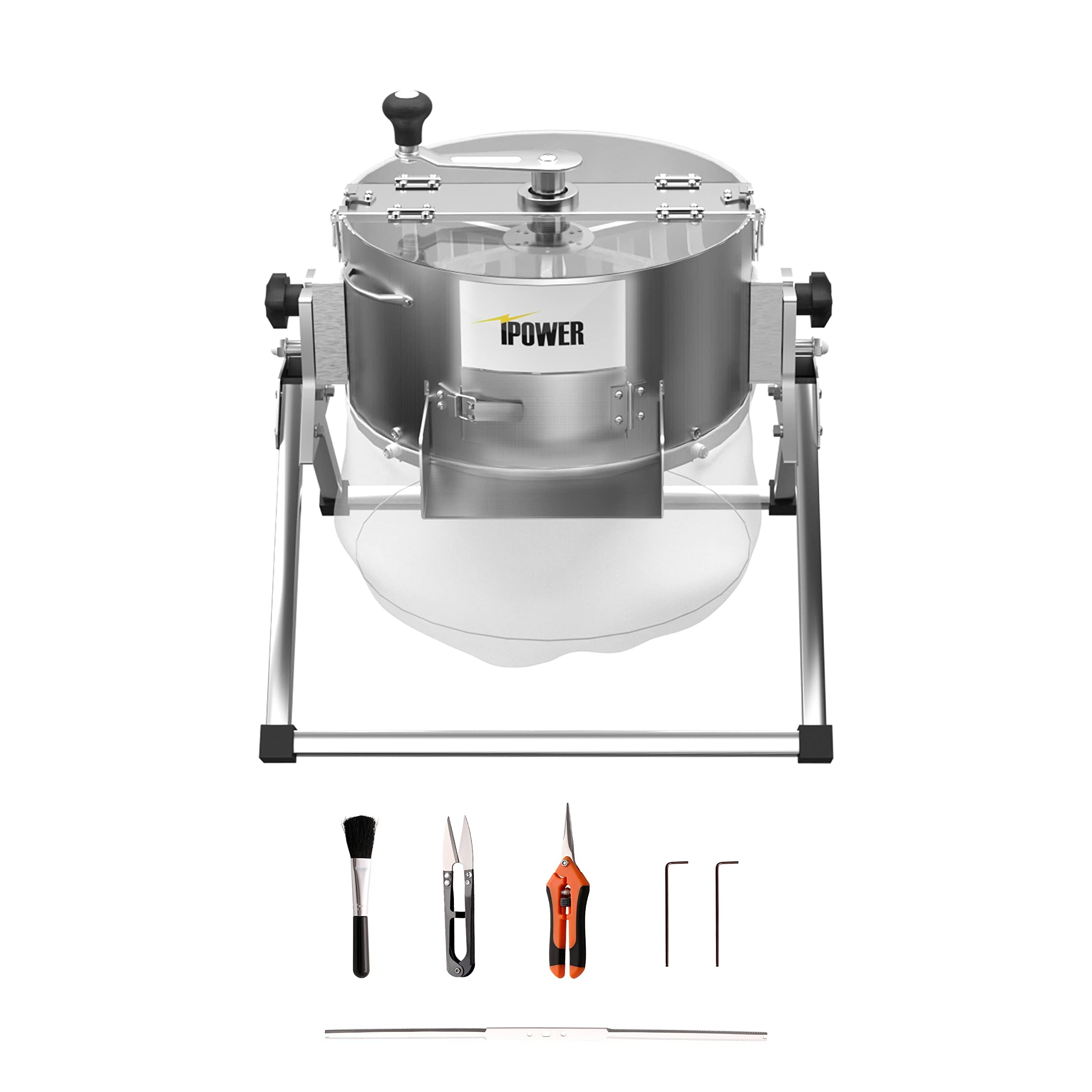 iPower 16 Inch Leaf Trimmer Machine, Dry Wet Trimming Reaper Bowl with Sharp Stainless Steel Blade, Spin Cutting, for Hydroponic Plant Bud and Flower - Image 8