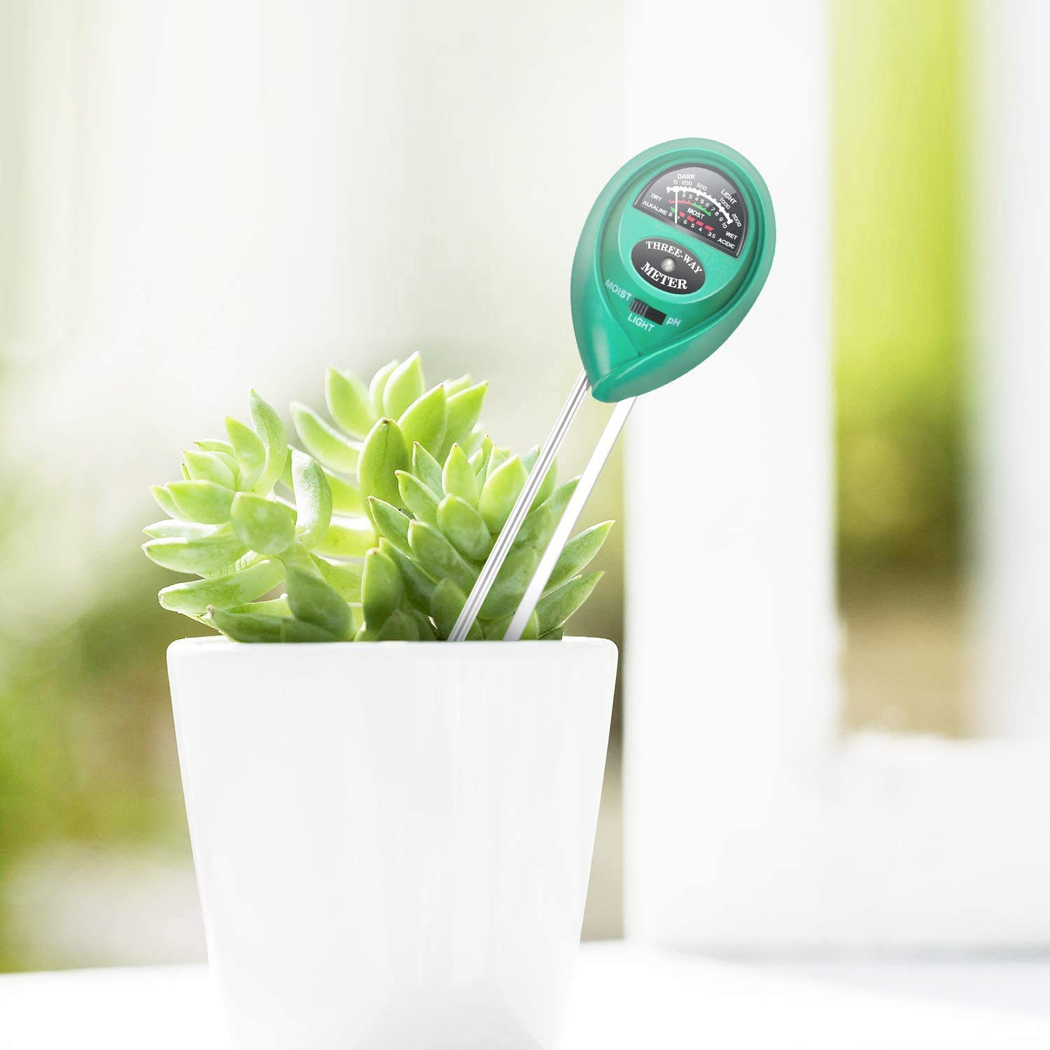 iPower 3-in-1 Soil Test Kit, Soil Moisture/Light/pH Meter for House Plant, Garden, Lawn, Farm, Ideal for Indoor & Outdoor Use - Image 7