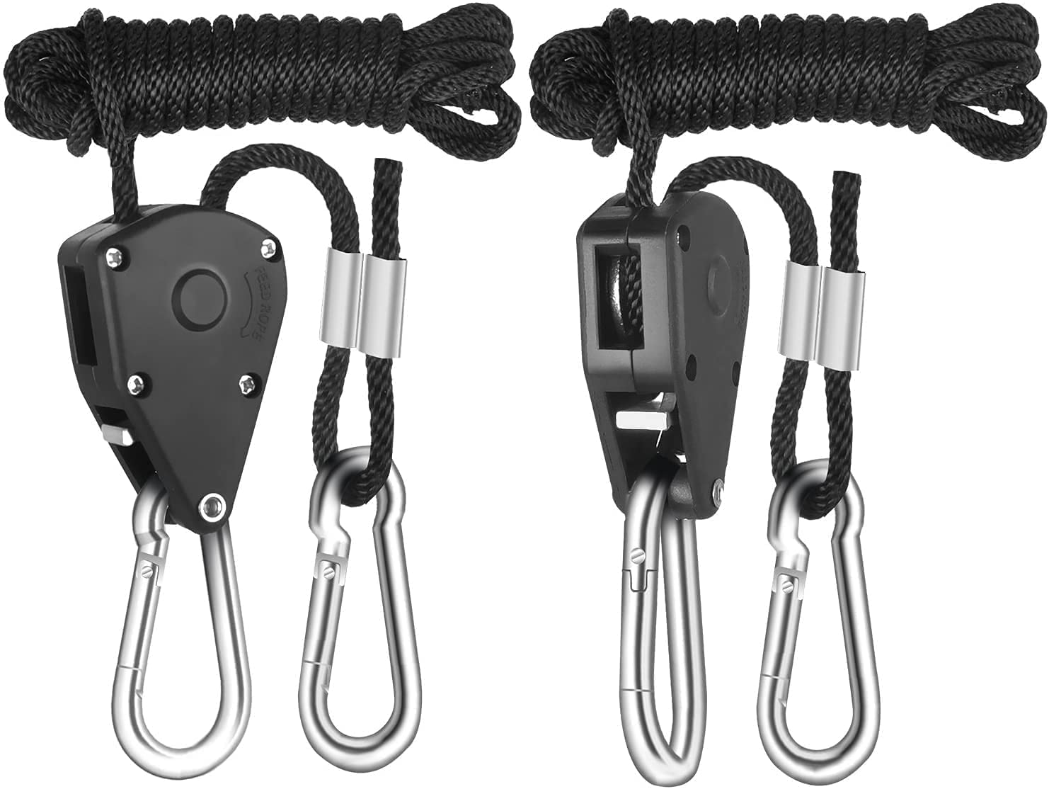 iPower 4 Inch 195 CFM Inline Fan Circulation Exhaust Blower, Air Carbon Filter, 8 Feet Ducting and 1-Pair Rope for Grow Tent Ventilation, Low Noise, 4'' Ventilatin System, Black - Image 7