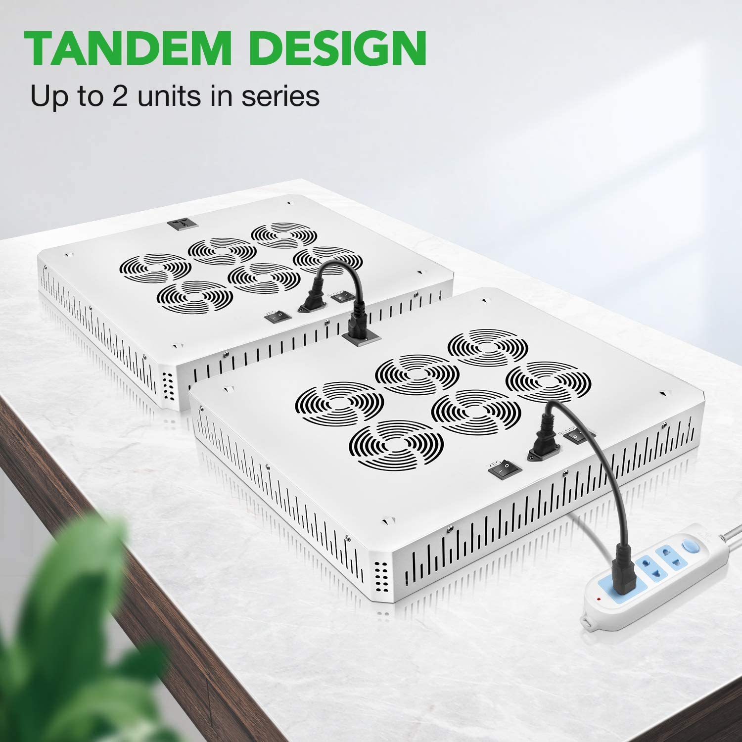 iPower 580W LED Grow Light, Full Spectrum with CREE COB and Adjustable Rope for Indoor Hydroponics, Seeding, Flower, Greenhouse - Image 8