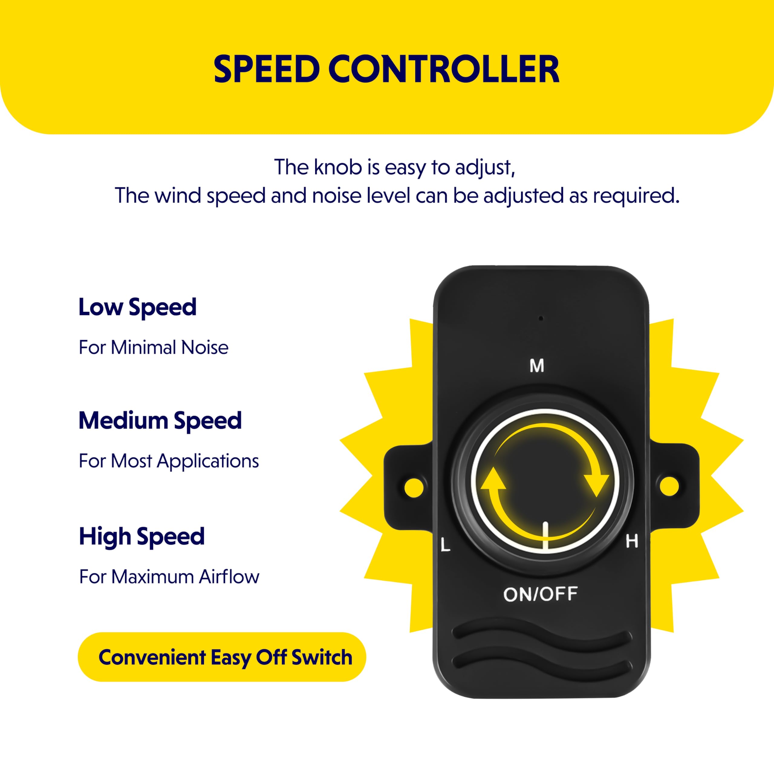 iPower 6 Inch Inline Booster Duct Fan with Speed Controller, 275 CFM Exhaust Fan HVAC, Duct Blower for Bathroom, Kitchen, Basement, Attic and Grow Tent - Image 5