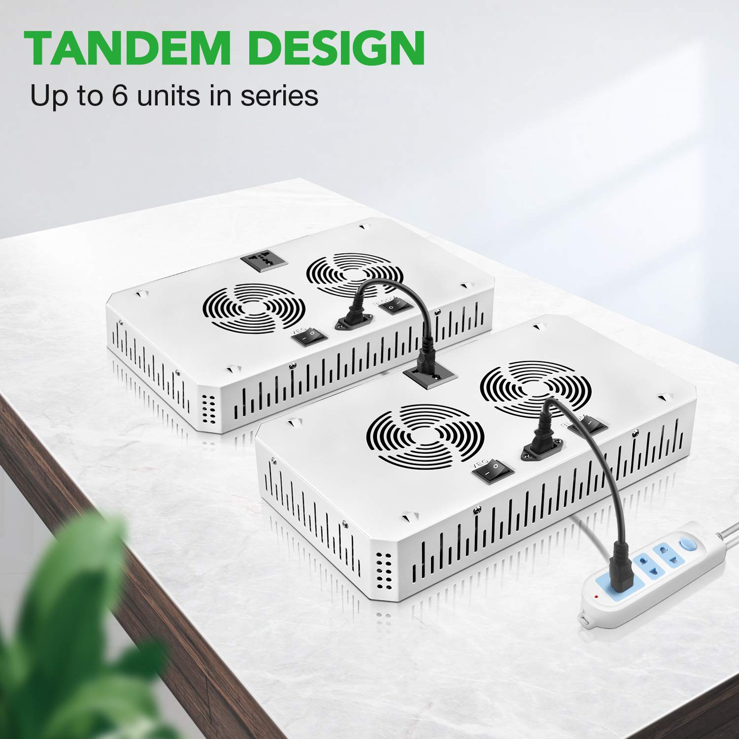 iPower GLLEDXCOB2000E 200W LED Plant Grow Light Full Spectrum with CREE COB and Adjustable Rope, Indoor Hydroponics - Image 9